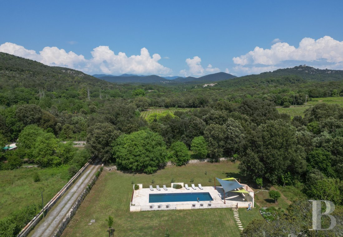 Dans le Gard, au sud d’Anduze, un vaste mas sur un domaine de 130 hectares - photo  n°34